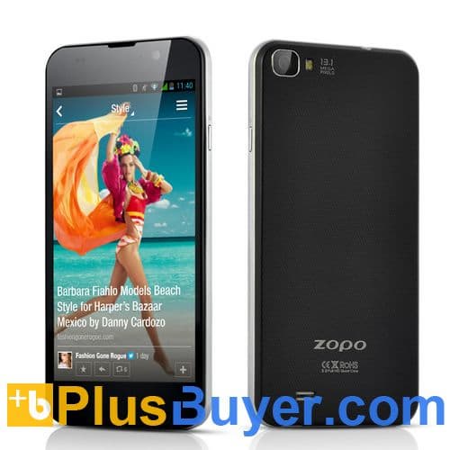 ZOPO ZP980 - 5 Inch FHD Quad Core Android Phone (441PPI Retina Screen, 1.5GHz CPU, 2GB RAM, 32GB)