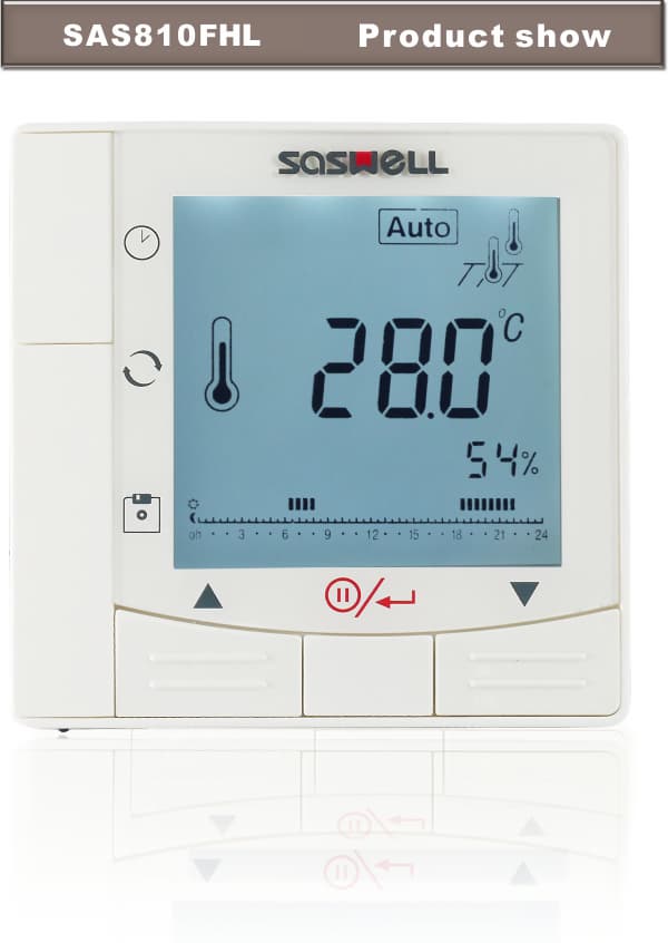 Weekly programmable room thermostats SAS810 d