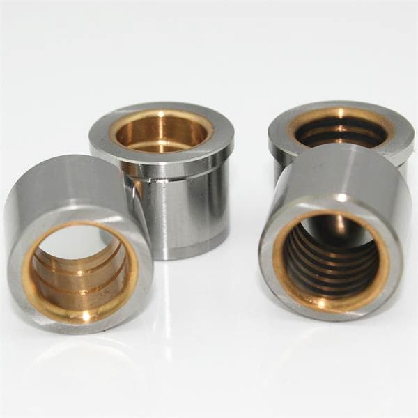 Oilless bronze plated graphite leader bushes