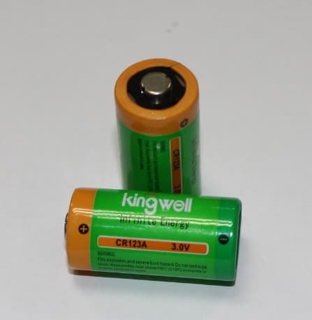 1500mAh CR123A Lithium Primary Battery 3V