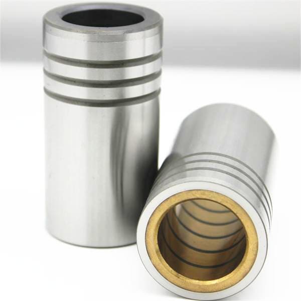 Oiless straight bronze plated guide bushings