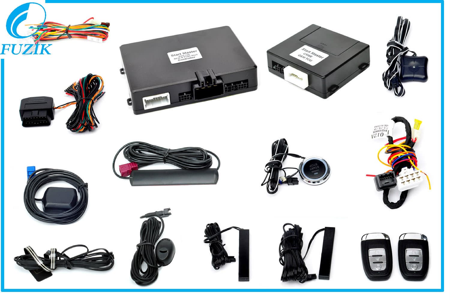 Can Bus Push Start System + Remote Start+Real-Timegps GSM GPRS Tracking System+APP