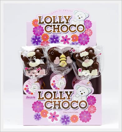 Lolly Choco 20g (Bear with LOVE and Bee)