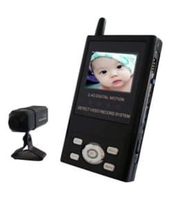 baby monitor with card storage and MP3/4 player