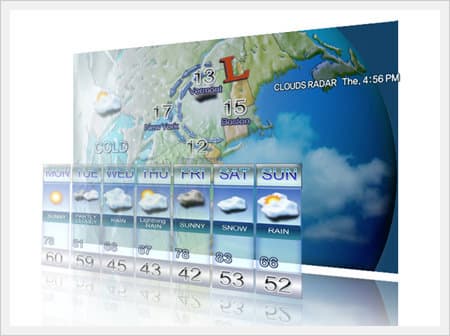 HD/SD Real-time Weather Graphics (V-Weather)