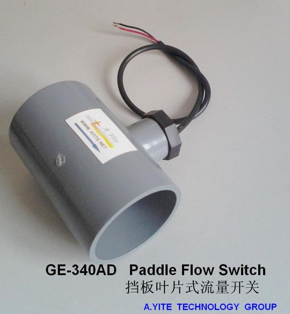 GE-340 PVC Paddle Flow Switches