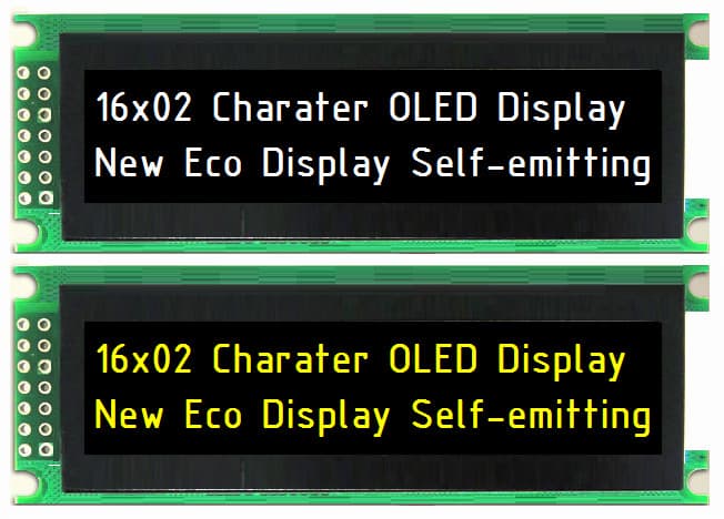 PH1602D 1602 16x2 Character OLED Display Module