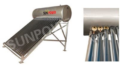 Integrated high pressurized type solar water heater