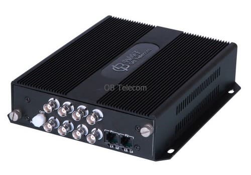 OB9252D 8 Channel Video Fiber Optic Multiplexer
