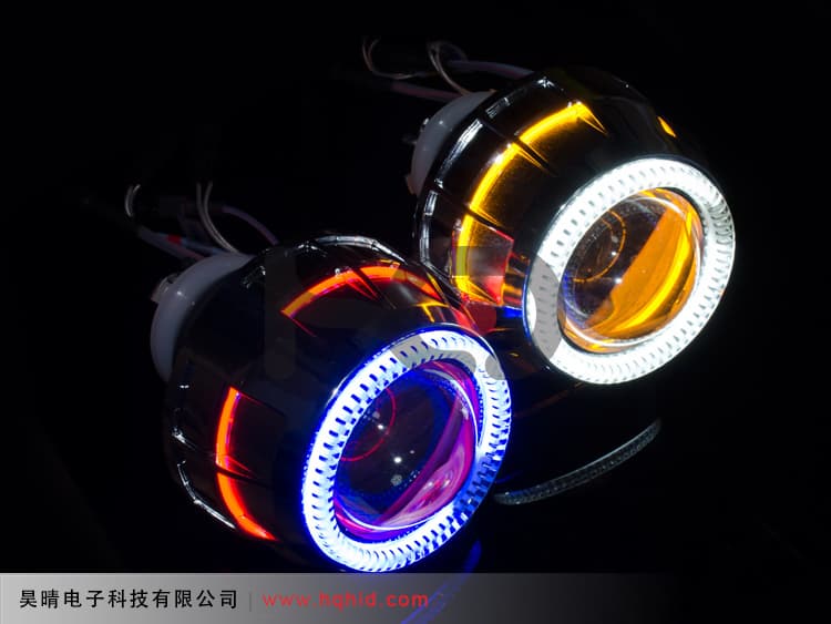 HID Bi-Xenon Projector Lens Light   Double Angel Eyes (2.8HQI)