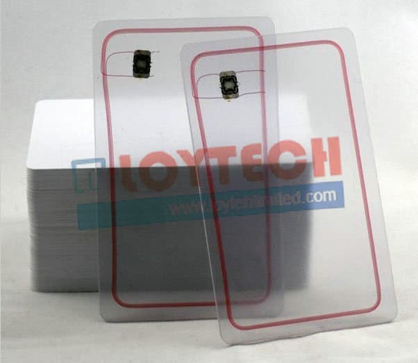 RFID Transparent ISO PVC Card