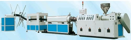 PE Carbon Spiral Reinforcing Pipe Machine