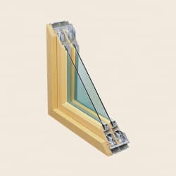 Composite window frames(Aluminum/Polystyrene)