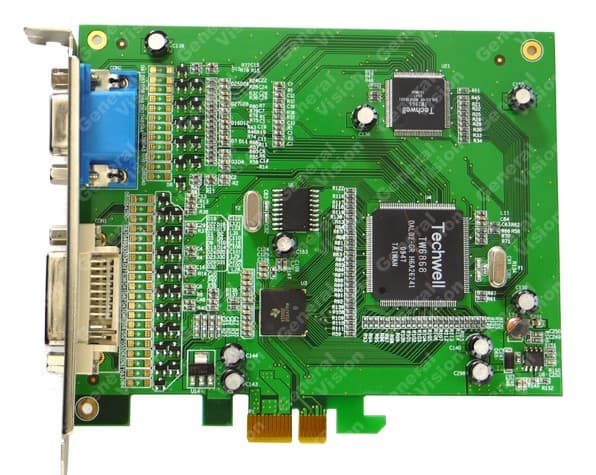 CCTV board,up to 24 channels,Techwell 6868 chipset