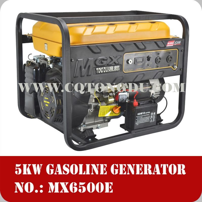 Electric 5kw gasoline generator 420CC engine