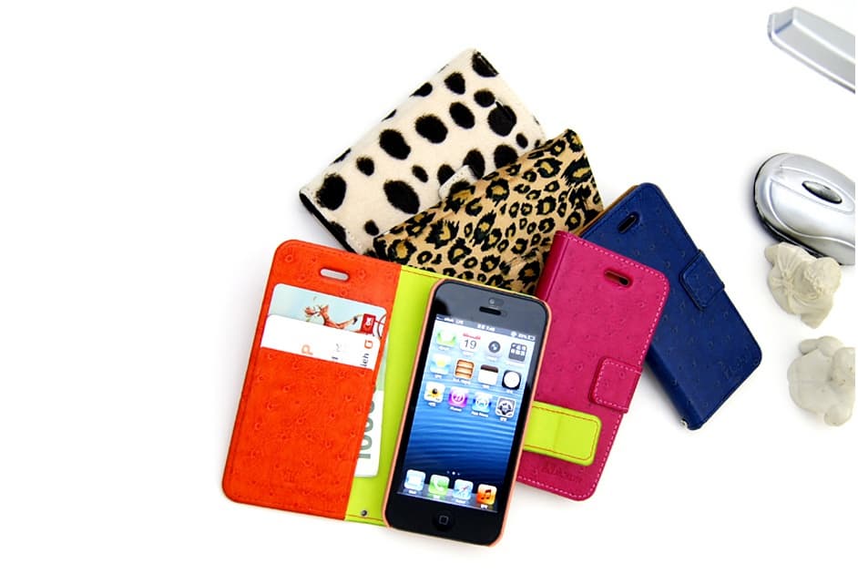 FOR APPLE IPHONE5 PU LEATHER CASE AND FOR APPLE IPHONE5 MAGIC SOFT PLUS