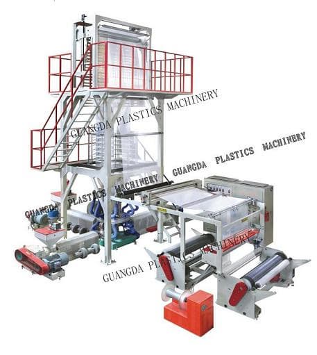 A+B+C THREE-LAYER CO-EXTRUSION BLOWN FILM MACHINE