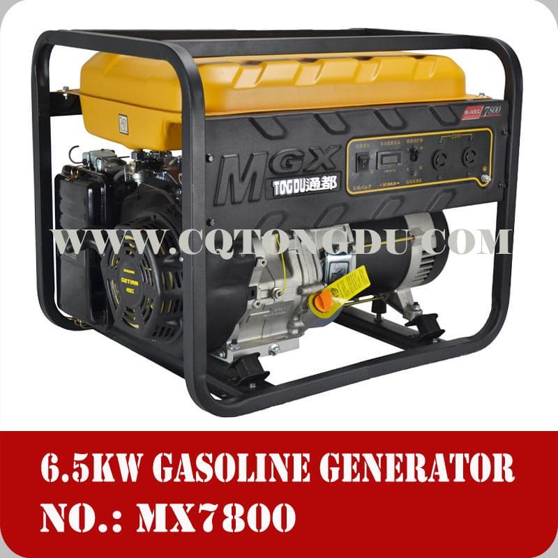 190F engine 6.5kw natural gas generator 420CC