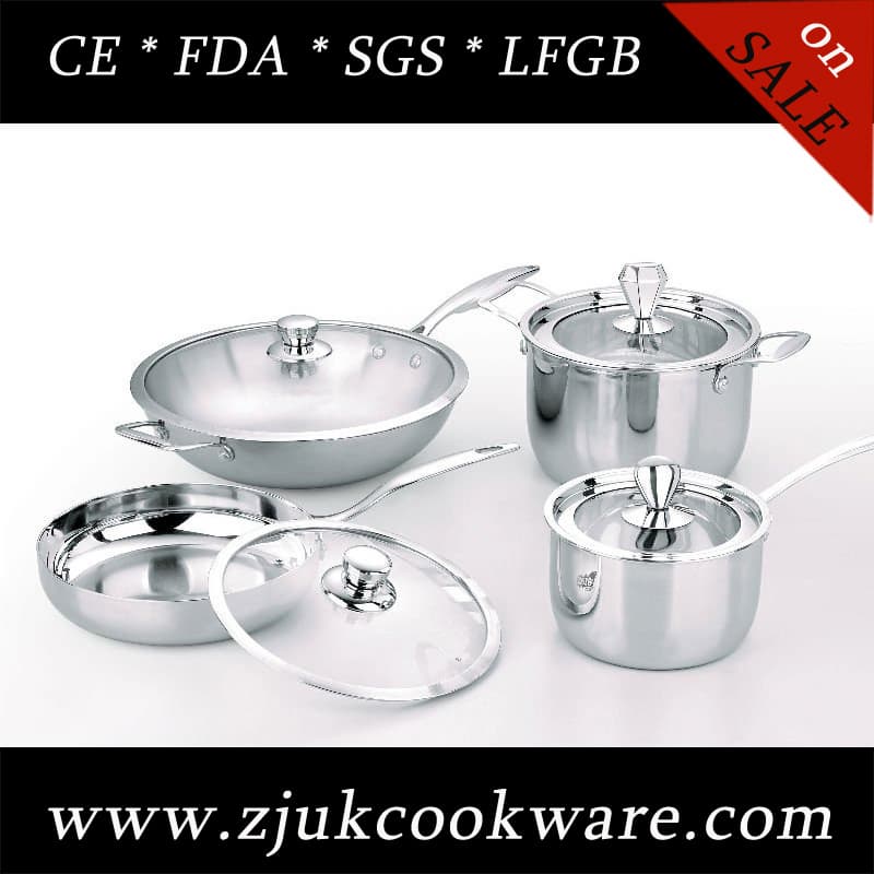 5ply Stainless Steel Cookware Set, Kitchenware Sets, Cooking Utensil
