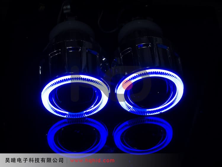 2.5inch HID Bi-Xenon Projector Lens Light With Angel Eyes