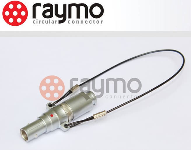 lemo connector FNG.0B.304 with metal lanyard