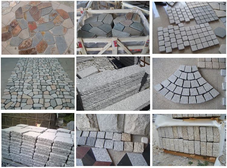 Stone Patios,Granite Paving Stone Tile China