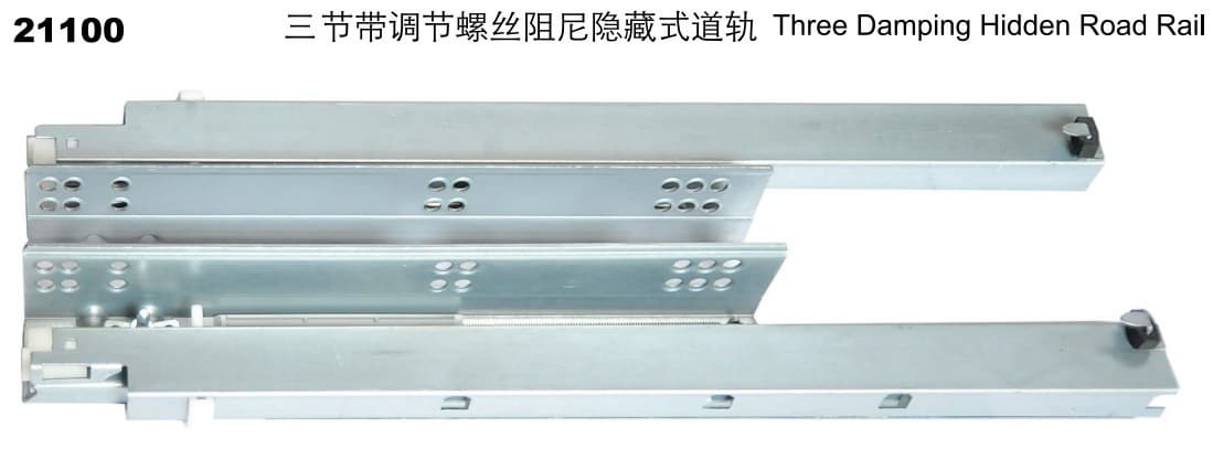 Full extention drawer slide for cabinet