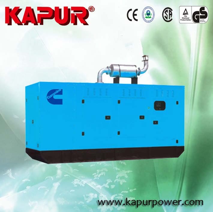 KAPUR Cummins  150kw water-cooling diesel generatior set FUJIAN