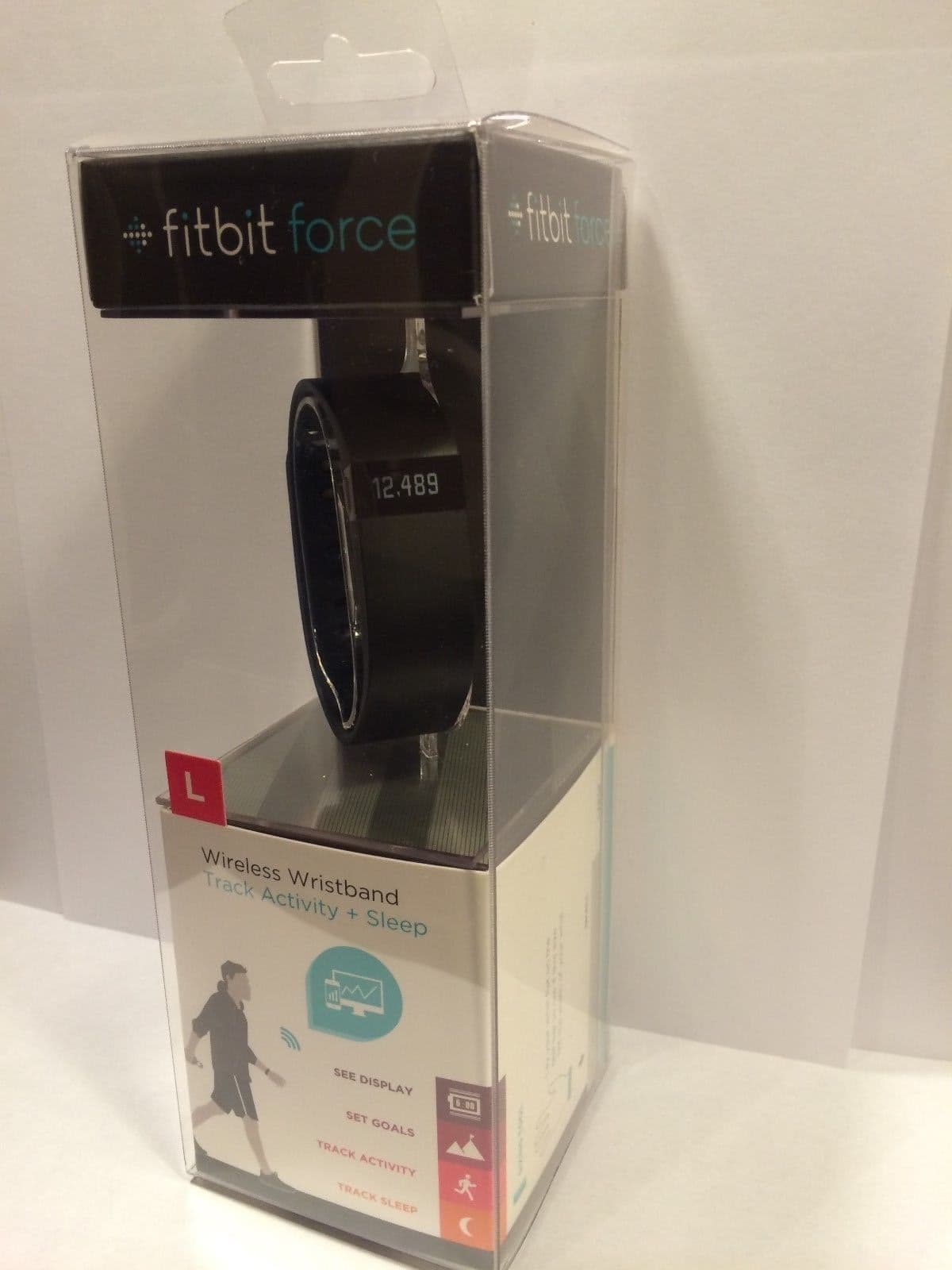Fitbit Force Pedometer Black Large