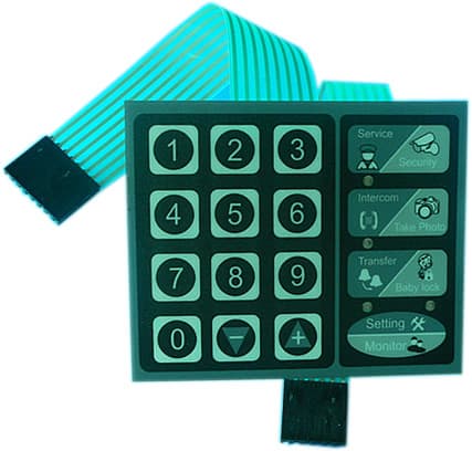 Matrix sealed tact membrane switch manufacturer from China