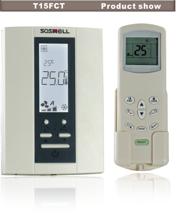 fancoil thermostat with IR remote controller