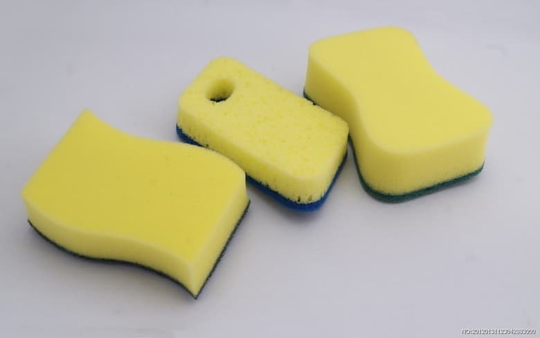 Cleaning Sponge with scouring pad,kitchen cleaning sponge