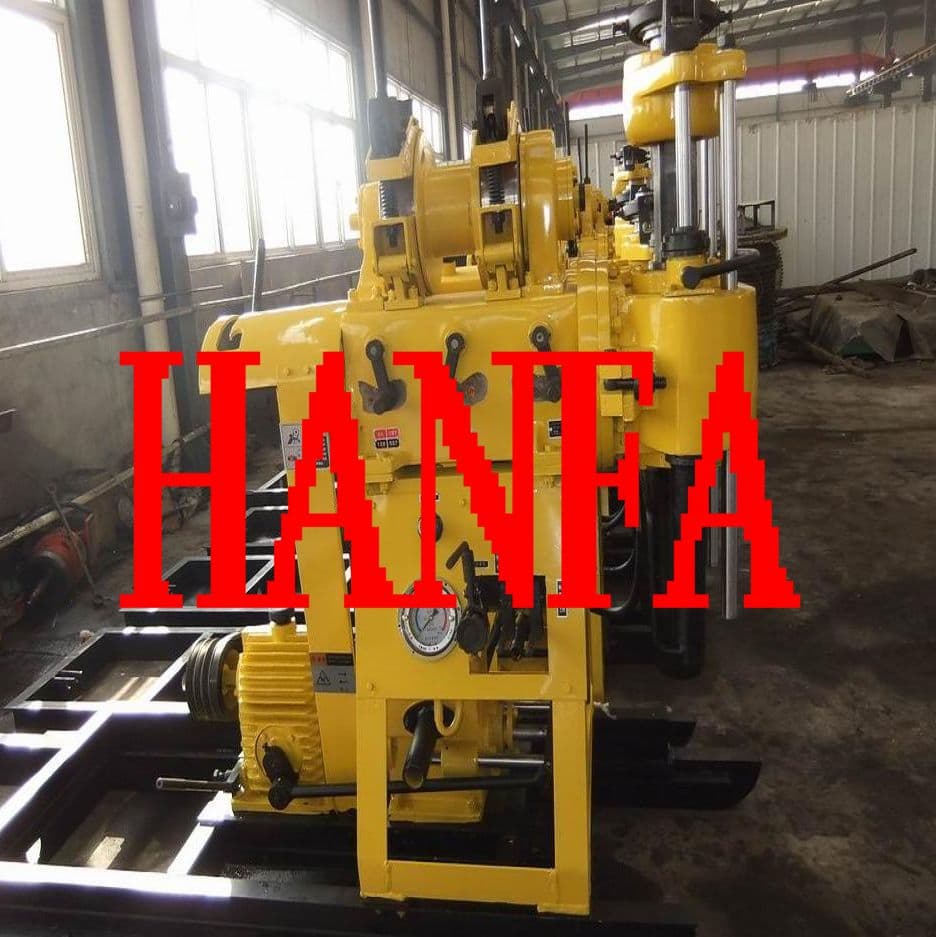 hydraulic trailer type 150m drilling depth water well drilling rig