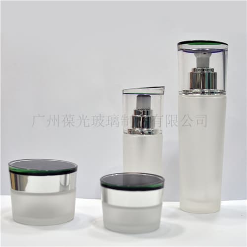 cosmetic glass bottle container