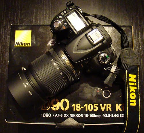 Original Nikon D90 12MP DSLR Camera