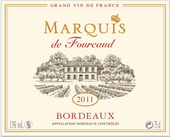 Marquis de fourcaud Red Bordeaux AOC