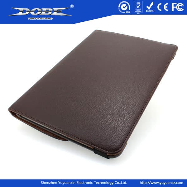 360 Degree multi-angel upstanding Leather case for Samsung Tab N510