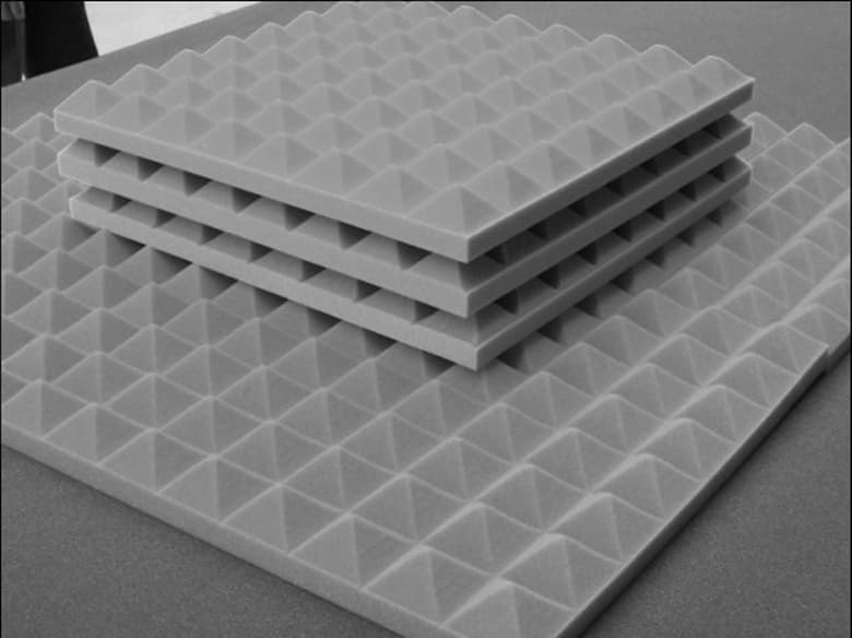 Acoustic noise insulation melamine foam panel