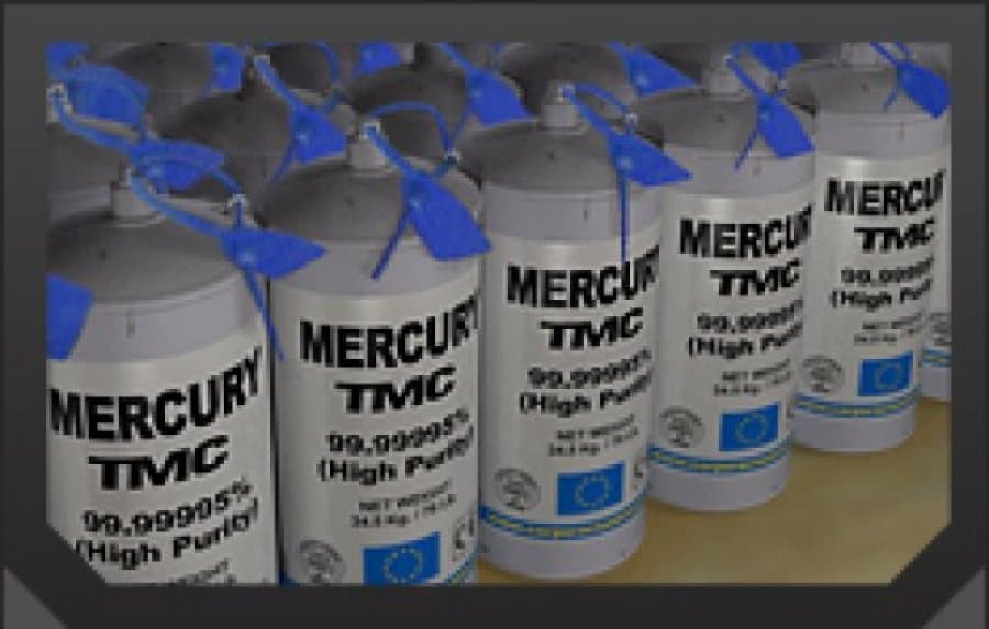 Liquid Silver Mercury 99.99% Purity