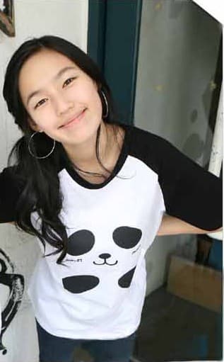 Panda Printed Round Collar Family Clothes Women’s