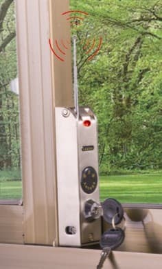 Burglar Window Alarm sensor with lock