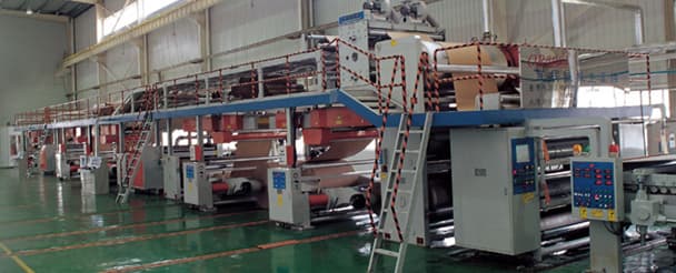 Double wall corrugated production line