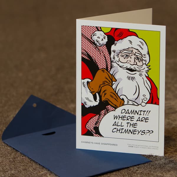 Frame Envelope & Lichten Santa Claus