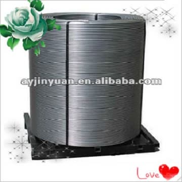 customer-oriented Carbon Cored Wire/C cored wire,C96%,for high quality steel production