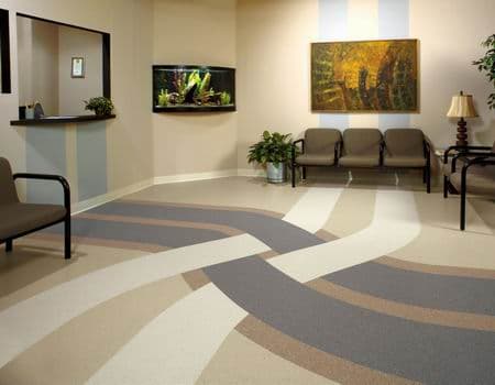vinyl floor sheet for commercial using