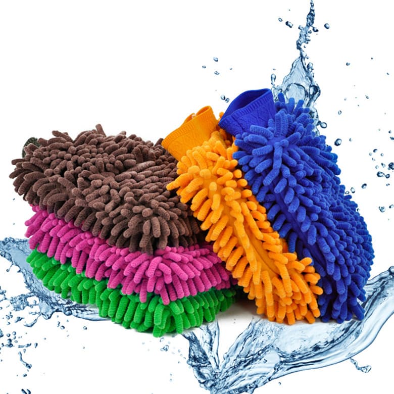 Car cleaning glove,cleaning cloths glove,microfiber chenille glove