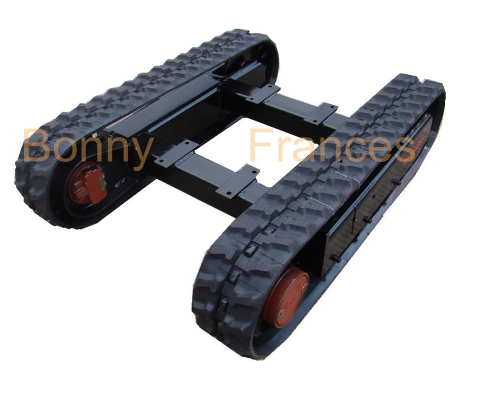 Aerial platform rubber track undercarriage