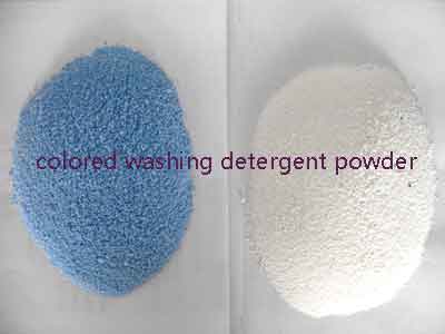 blue washing laundry detergent powder