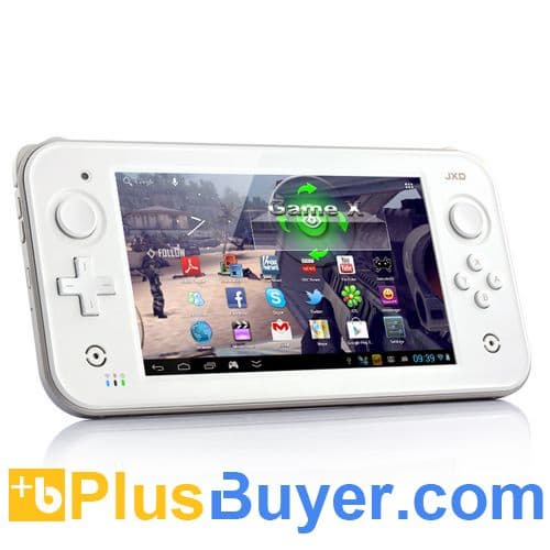 JXD S7300 - 7 Inch Android 4.1 Gaming Console Tablet (1.3GHz Dual Core CPU, Dual Joysticks, 8GB Memory, Emulator)