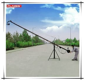 FLAMES 7.5 meter electric control camera crane ,jib arm,wedding camera crane,film camera crane